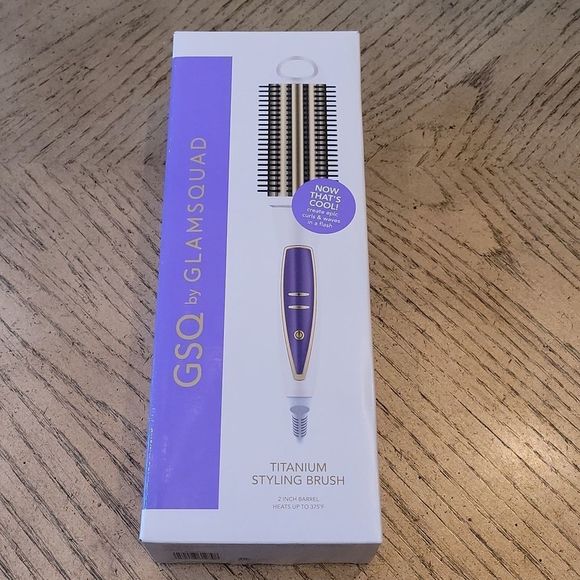 GSQ Other - Titanium styling brush, new used only one time💜🤍 GSQ by glamsquad